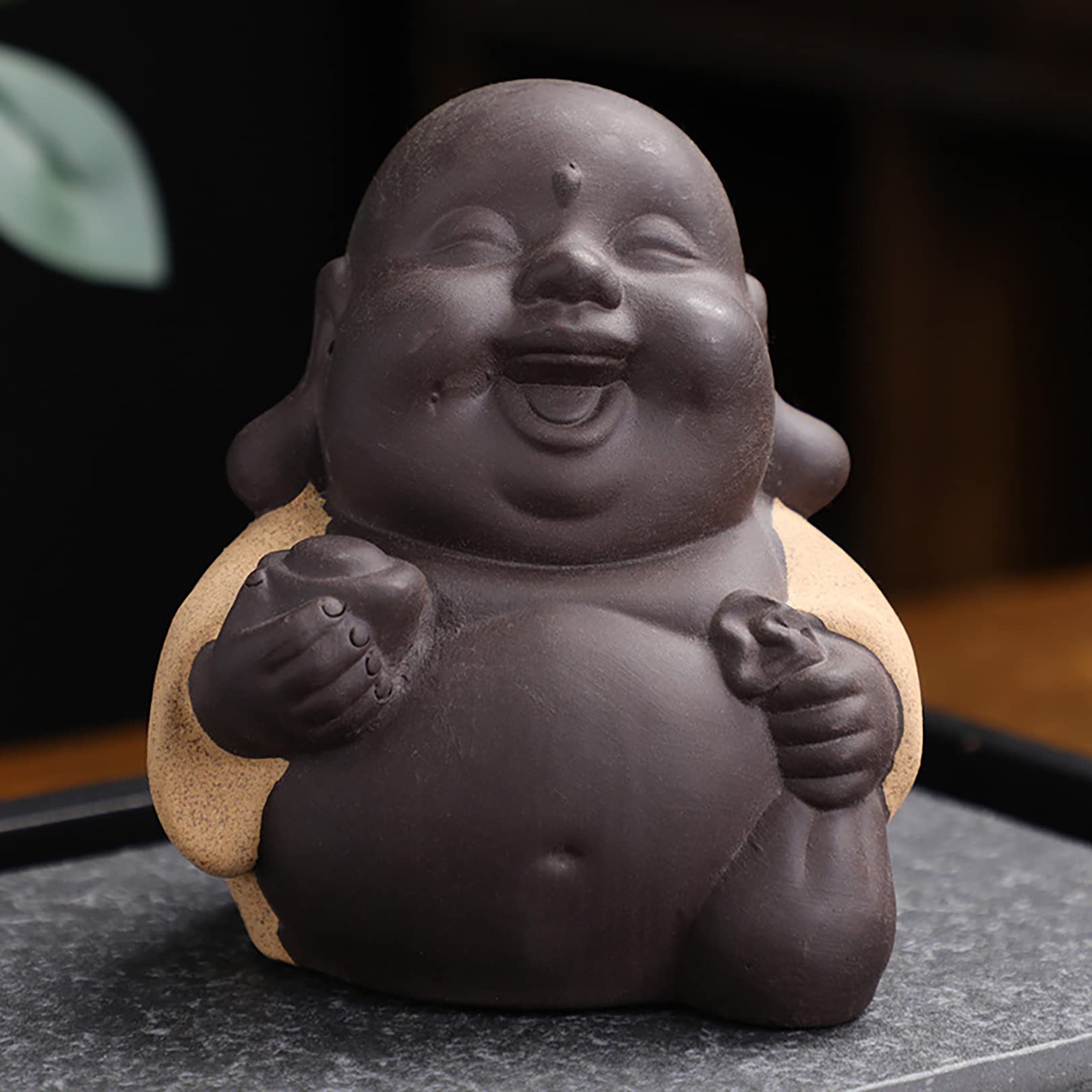 Amazon.co.jp: セラミック 小さなかわいい仏像 僧侶の置物